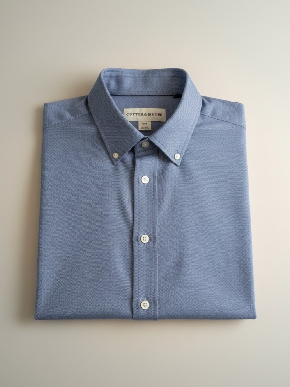 Cutter & Buck Light Blue Button-Down Casual Shirt Medium